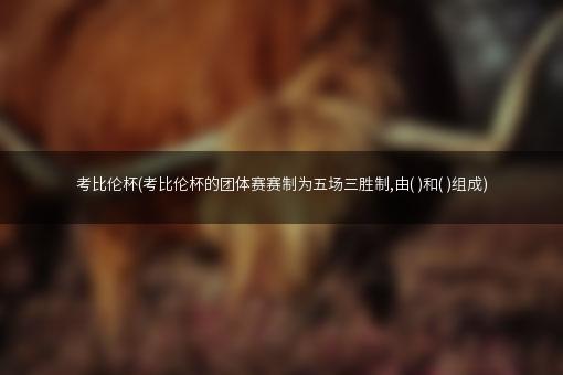 考比伦杯(考比伦杯的团体赛赛制为五场三胜制,由( )和( )组成)