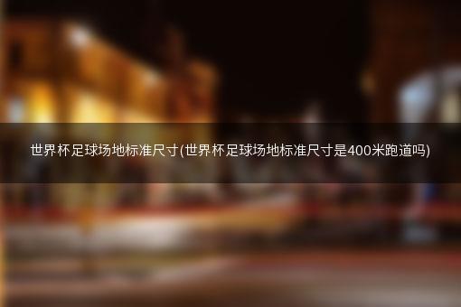 世界杯足球场地标准尺寸(世界杯足球场地标准尺寸是400米跑道吗)